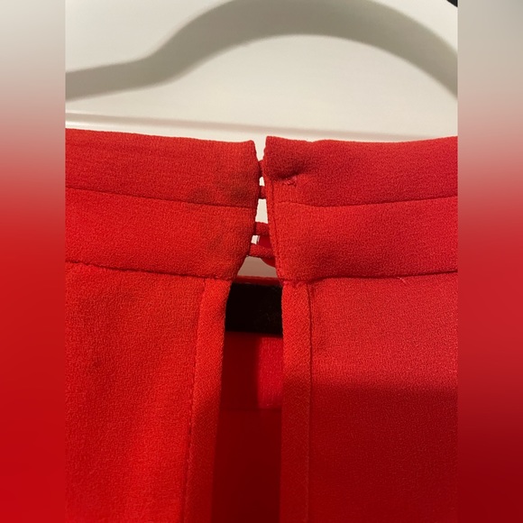 Diane Von Furstenberg Orange Red Jumpsuit - Picture 7 of 12